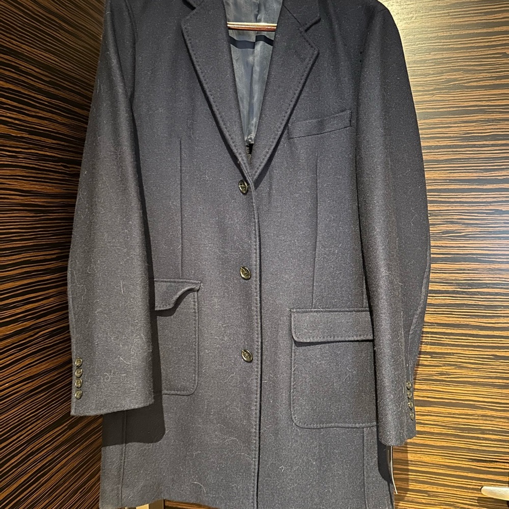 42 L Michael Kors Top Coat. Slim fit. Brand new. Denim Heather color.